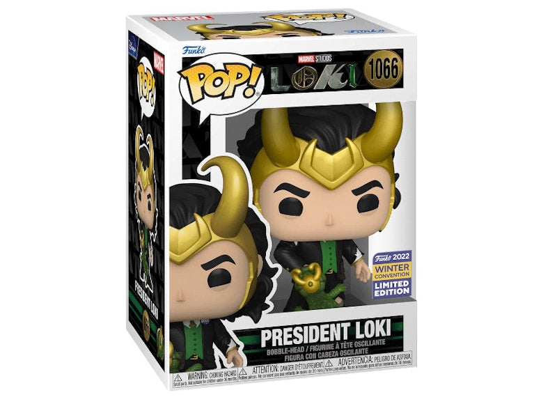 Funko Pop! Marvel Studios Loki President Loki 2022 Winter Convention Exclusive Figure #1066