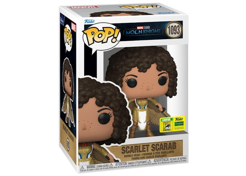 Funko Pop! Marvel Studios Moon Knight Scarlet Scarab 2022 SDCC Exclusive Figure 1093