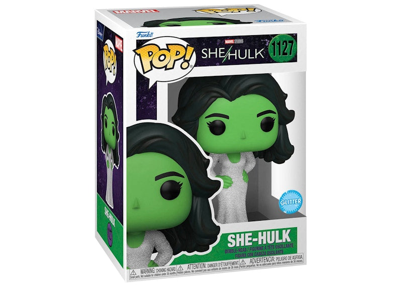 Funko Pop! Marvel Studios She-Hulk (Gala) Glitter Edition Figure #1127