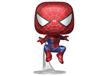 Funko Pop! Marvel Studios Spider-Man No Way Home Friendly Neighborhood Spider-Man Hot Topic Exclusive Figure #1158