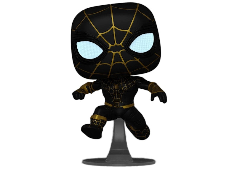 Funko Pop! Marvel Studios Spider-Man No Way Home Spider-Man GITD Chase AAA Anime Exclusive Figure #1073