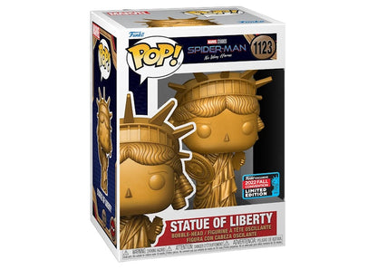 Funko Pop! Marvel Studios Spider-Man No Way Home Statue of Liberty 2022 Fall Convention Exclusive Figure #1123