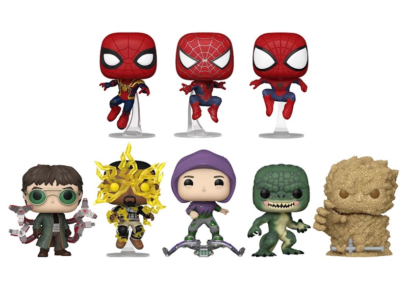 Funko Pop! Marvel Studios Spider-Man No Way Home Walmart Exclusive 8-Pack