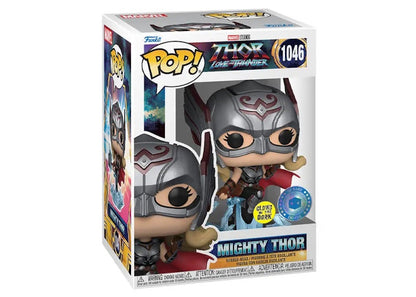 Funko Pop! Marvel Studios Thor Love and Thunder Mighty Thor GITD PIAB Exclusive Figure #1046