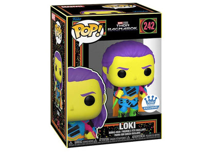 Funko Pop! Marvel Studios Thor Ragnarok Blacklight Loki Funko Shop Exclusive Figure #242