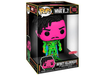 Funko Pop! Marvel Studios What If...? Infinity Killmonger Black Light 10 Inch Target Exclusive Figure #1058