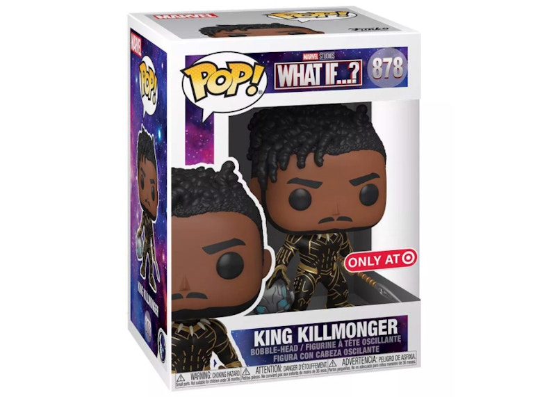 Funko Pop! Marvel Studios What If...? King Killmonger Target Exclusive Figure #878