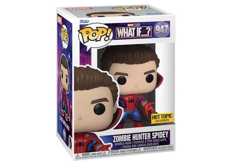 Funko Pop! Marvel Studios What If...? Zombie Hunter Spidey Hot Topic Exclusive Figure #947
