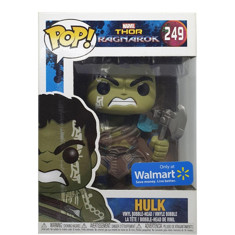 Funko Pop! Marvel Thor Ragnarok Hulk Walmart Exclusive Bobble-Head Figure #249