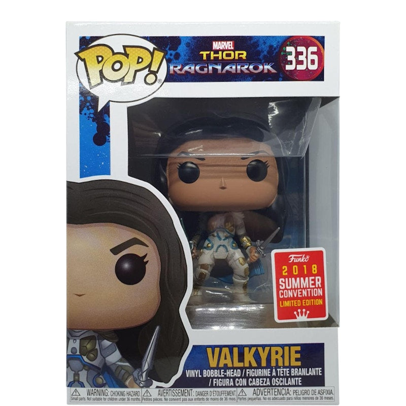 Funko Pop! Marvel Thor Ragnarok Valkyrie Summer Convention Edition Bobble-Head Figure #336