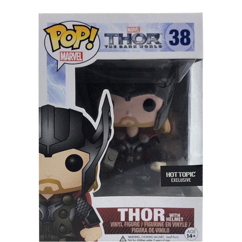 Funko Pop! Marvel Thor The Dark World Thor (Helmet) Hot Topic Exclusive Figure # 38