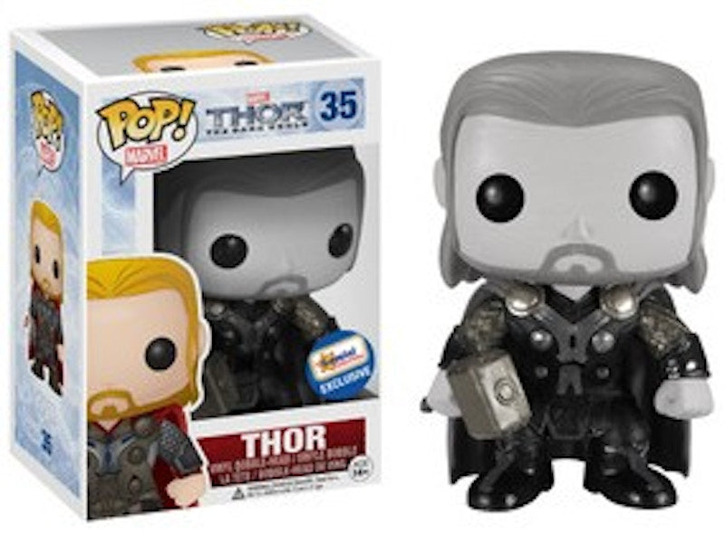 Funko Pop! Marvel Thor The Dark World Thor (The Dark World) (BlackWhite) Gemini Collectibles Bobble-Head figure #35