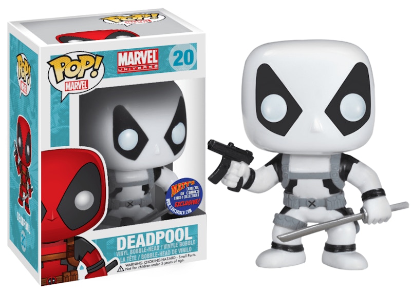 Funko Pop! Marvel Universe Deadpool (Black and White) Matt's Exclusive Figure #20