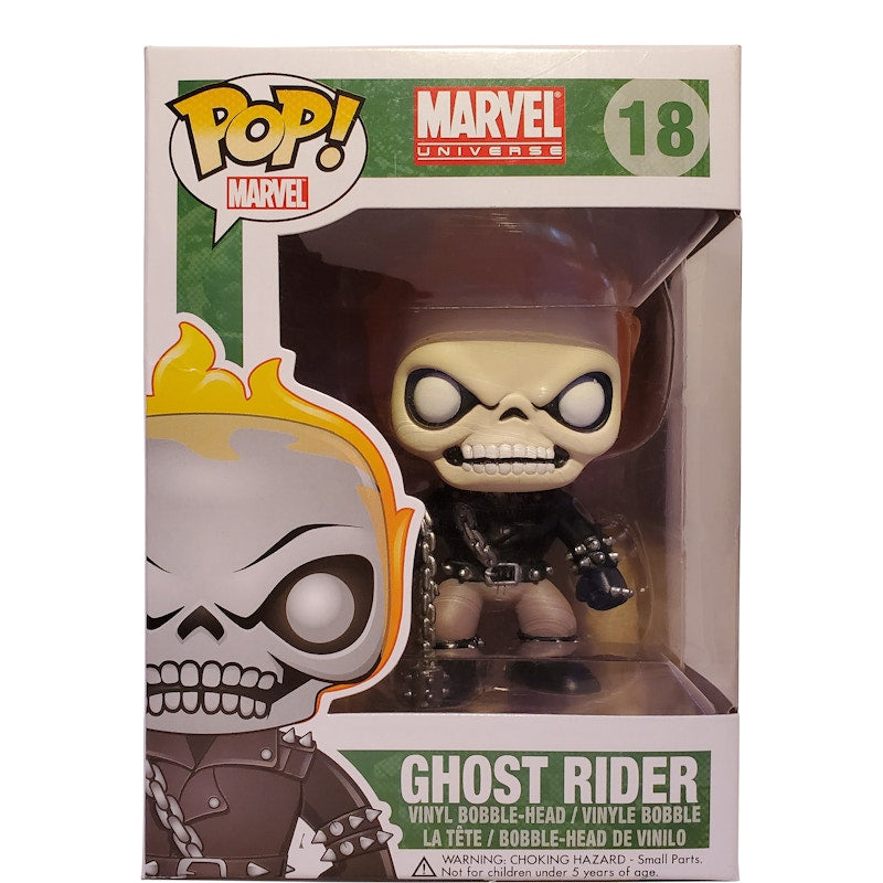 Funko Pop! Marvel Universe Ghost Rider Bobble-Head Figure #18