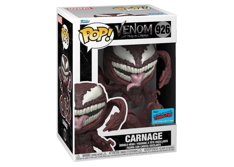 Funko Pop! Marvel Venom Let There Be Carnage: Carnage 2021 NYCC Exclusive Figure #926