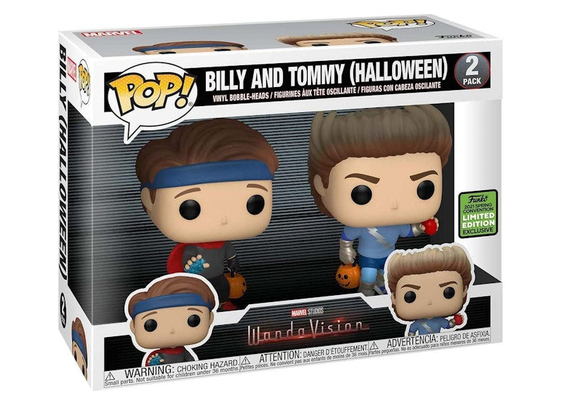 Funko Pop! Marvel WandaVision Billy and Tommy (Halloween) Spring Convention Exclusive 2 Pack