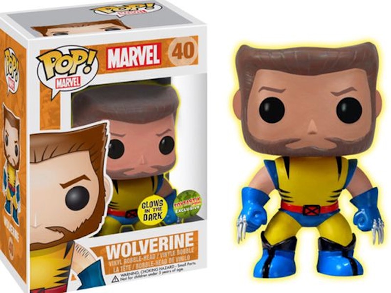 Funko Pop! Marvel Wolverine (Unmasked) (Glow) Toytastik Figure #04