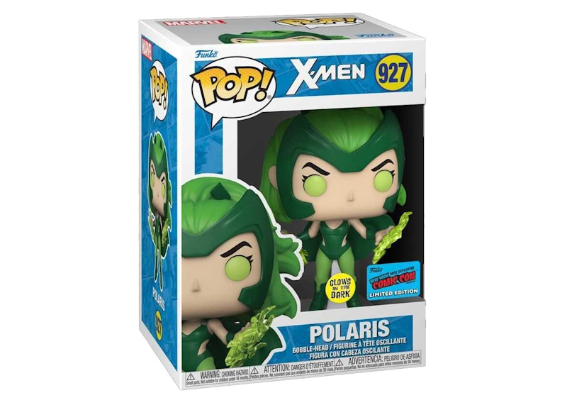 Funko Pop! Marvel X-Men Polaris GITD 2021 NYCC Exclusive Figure #927