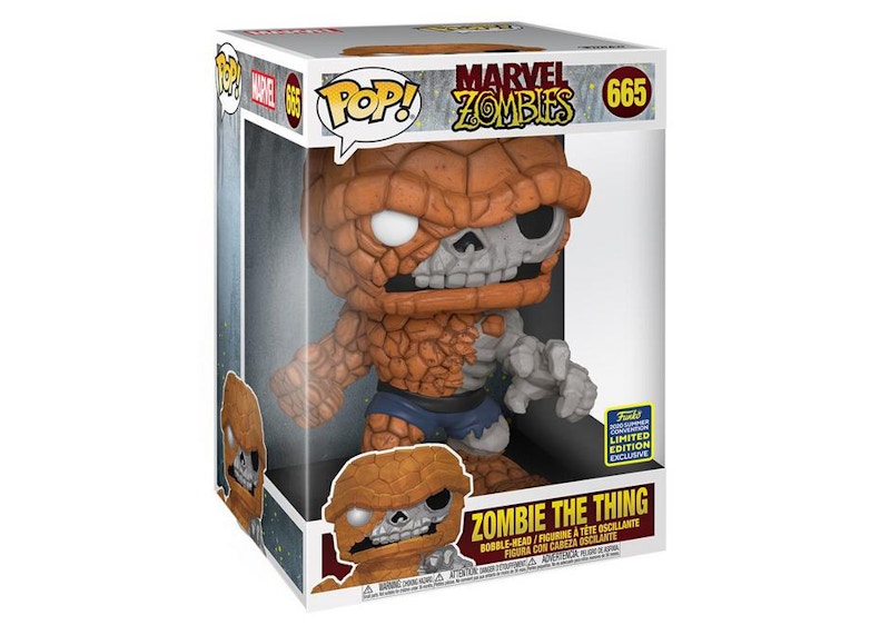 Funko Pop! Marvel Zombies The Thing 2020 Summer Convention Exclusive 10 Inch Figure #665