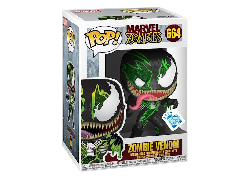 Funko Pop! Marvel Zombies Venom Insider Club GameStop Exclusive Figure #664