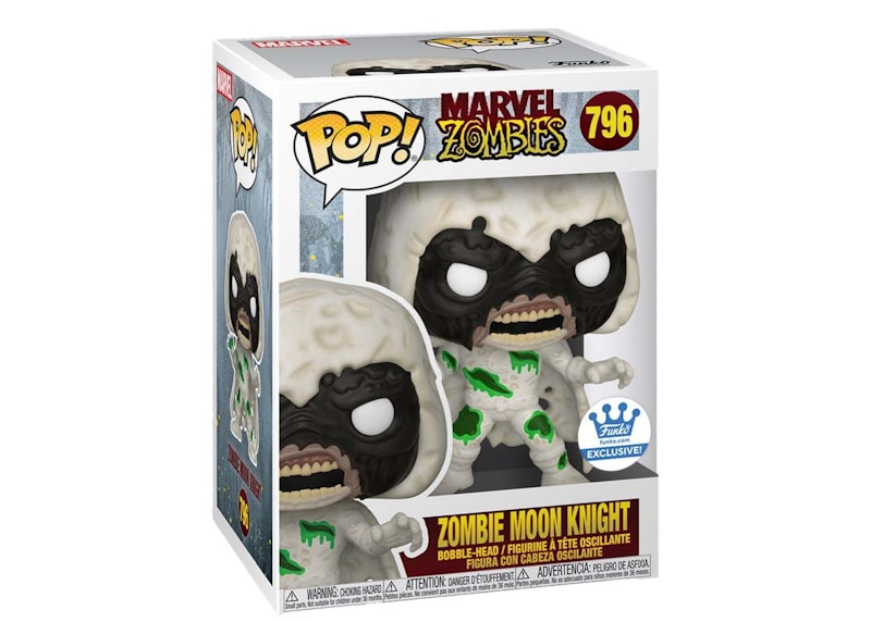 Funko Pop! Marvel Zombies Zombie Moon Knight Funko Exclusive Bobble-Head Figure #796