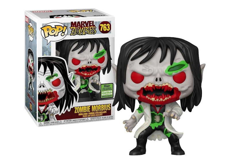 Funko Pop! Marvel Zombies Zombie Morbuis Spring Convention Exclusive Bobble-Head #763