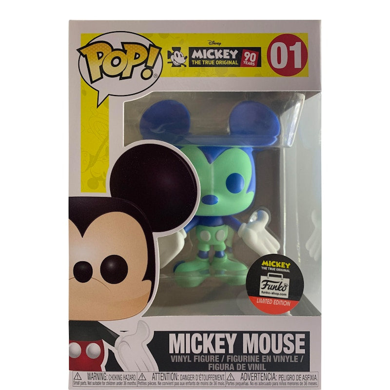 Funko Pop! Mickey The True Original Mickey Mouse (Blue/Green) Funko Shop Edition Figure #01