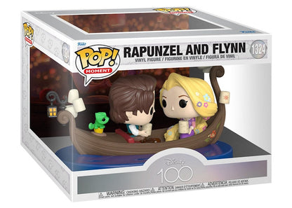 Funko Pop! Moment Disney 100 Tangled Rapunzel and Flynn Figure #1324