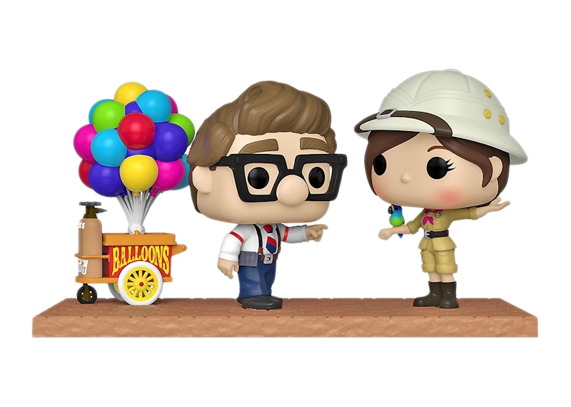 Funko Pop! Moment Disney Up Carl & Ellie With Balloon Cart BoxLunch Exclusive Figure #1152