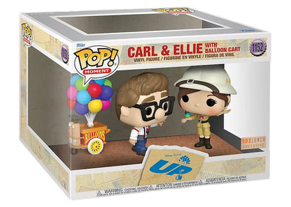 Funko Pop! Moment Disney Up Carl & Ellie With Balloon Cart BoxLunch Exclusive Figure #1152