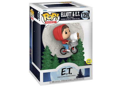 Funko Pop! Moment E.T. 40th Anniversary Elliott & E.T. (Flying) GITD Figure #1259