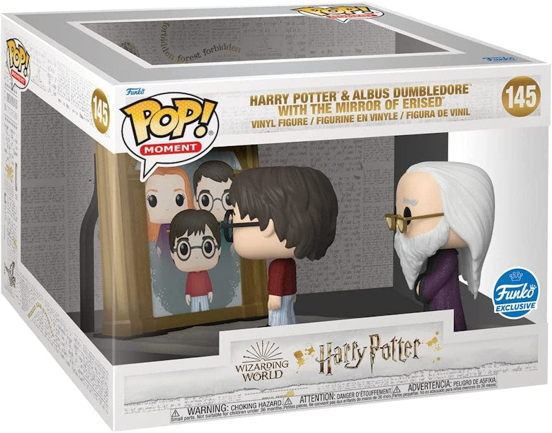 Funko Pop! Moment Harry Potter: Harry Potter & Albus Dumbledore With The Mirror Of Erised Funko Exclusive Figure #145