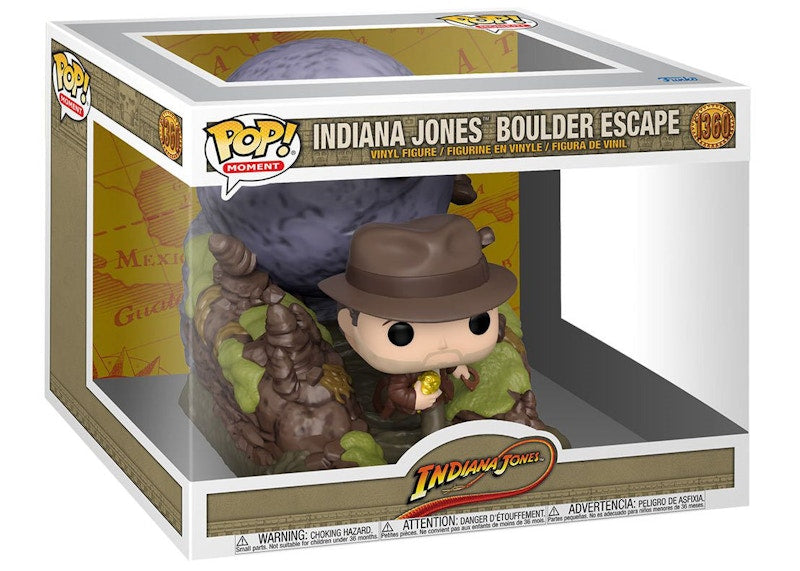 Funko Pop! Moment Indiana Jones Raiders of the Lost Ark Boulder Escape Figure #1360