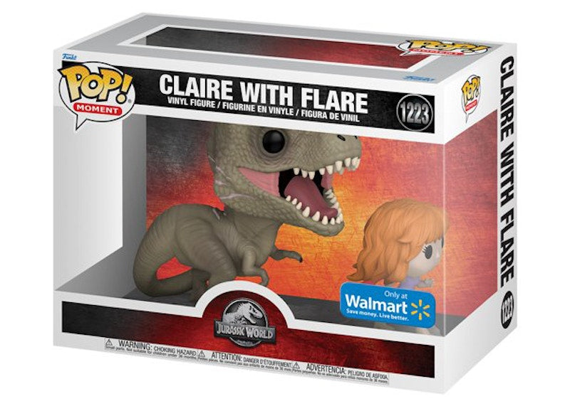 Funko Pop! Moment Jurassic World Claire With Flare Walmart Exclusive Figure #1223