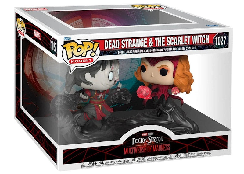 Funko Pop! Moment Marvel Studios Doctor Strange in the Multiverse of Madness Dead Strange & The Scarlet Witch Figure #1027