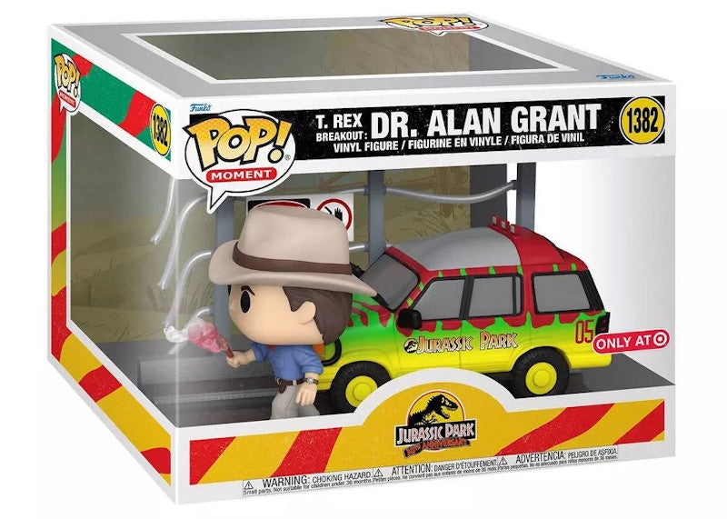 Funko Pop! Moments Jurassic Park 30th Anniversary T. Rex Breakout: Dr. Alan Grant Target Exclusive Figure #1382