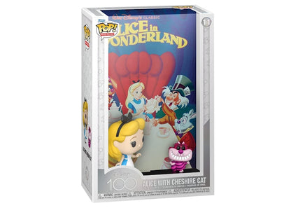 Funko Pop! Movie Posters Disney 100 Alice with Cheshire Cat Figure #11