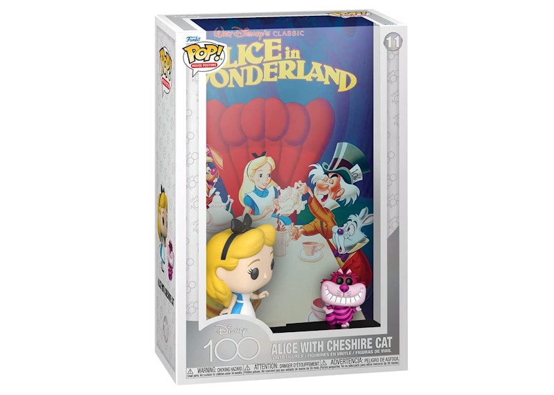 Funko Pop! Movie Posters Disney 100 Alice with Cheshire Cat Figure #11