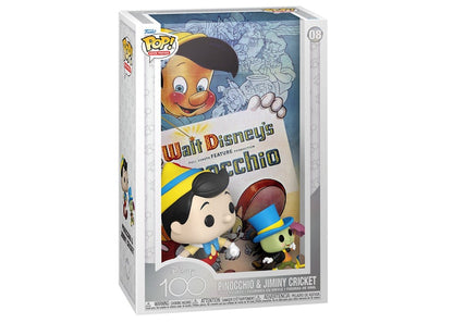 Funko Pop! Movie Posters Disney 100 Pinocchio & Jiminy Cricket Figure #08