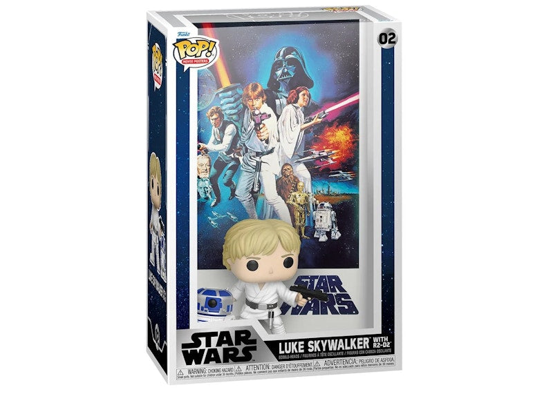 Funko Pop! Movie Posters Star Wars Luke Skywalker with R2-D2 Figure #02