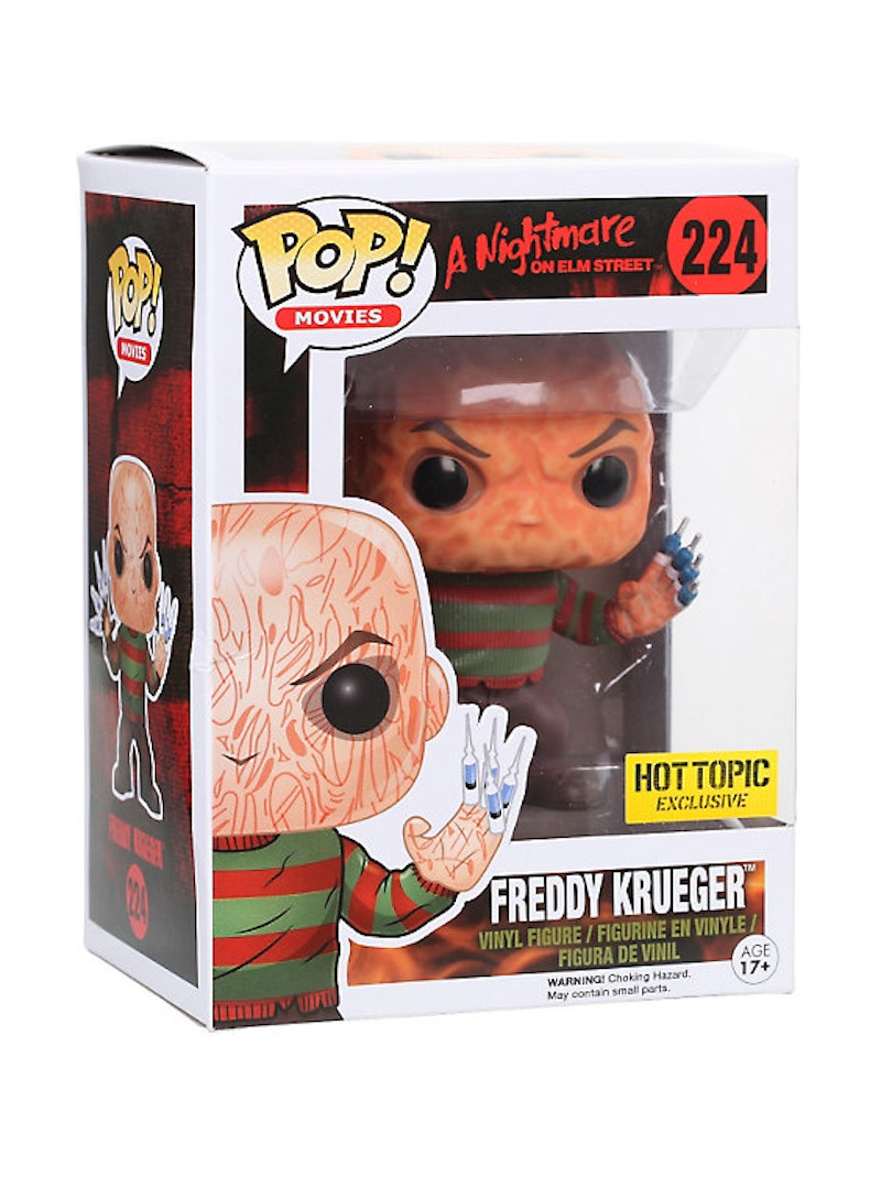 Funko Pop! Movies A Nightmare On Elm Street Freddy Krueger (Hatless) Hot Topic Exclusive Figure #224