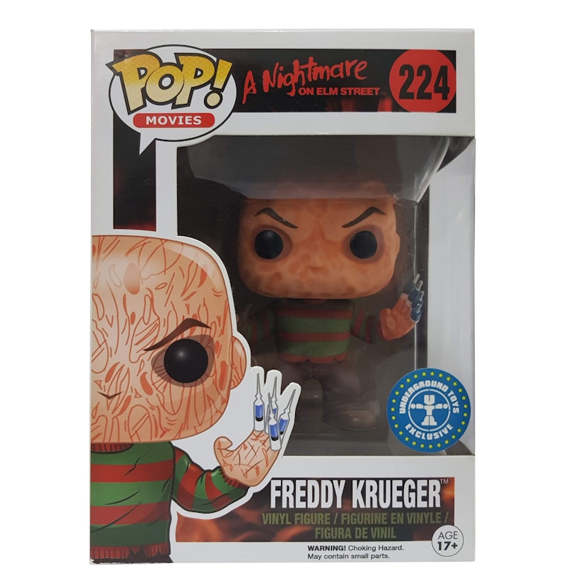 Funko Pop! Movies A Nightmare on Elm Street Freddy Krueger Underground Toys Exclusive Figure #224