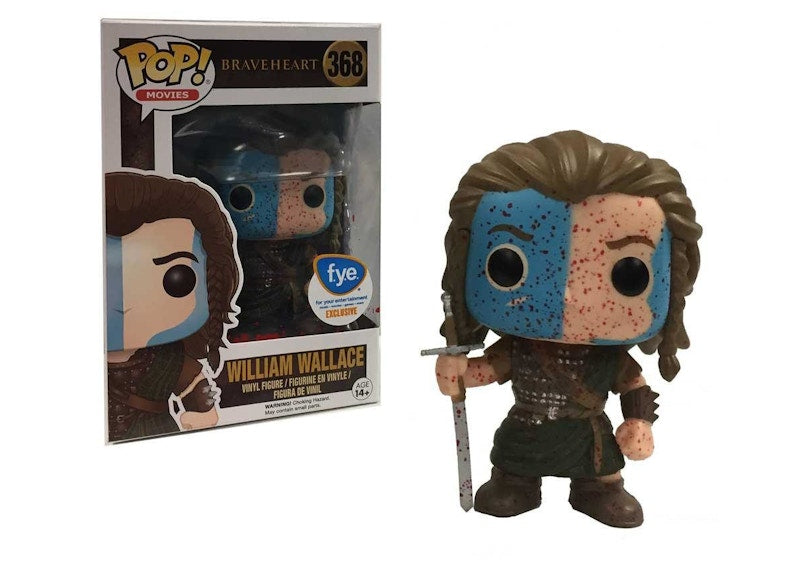 Funko Pop! Movies Braveheart William Wallace (Bloody) F.Y.E Exclusive Figure #368