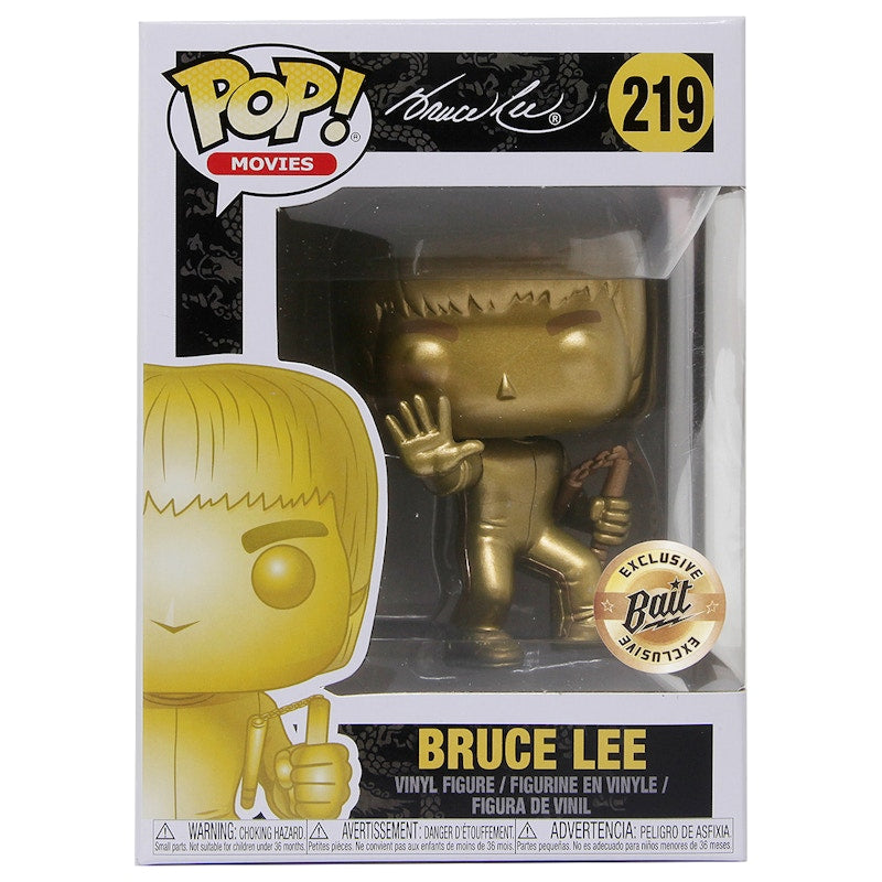 Funko Pop! Movies Bruce Lee Game Of Death (Gold) Bait Exclusive Figure #219