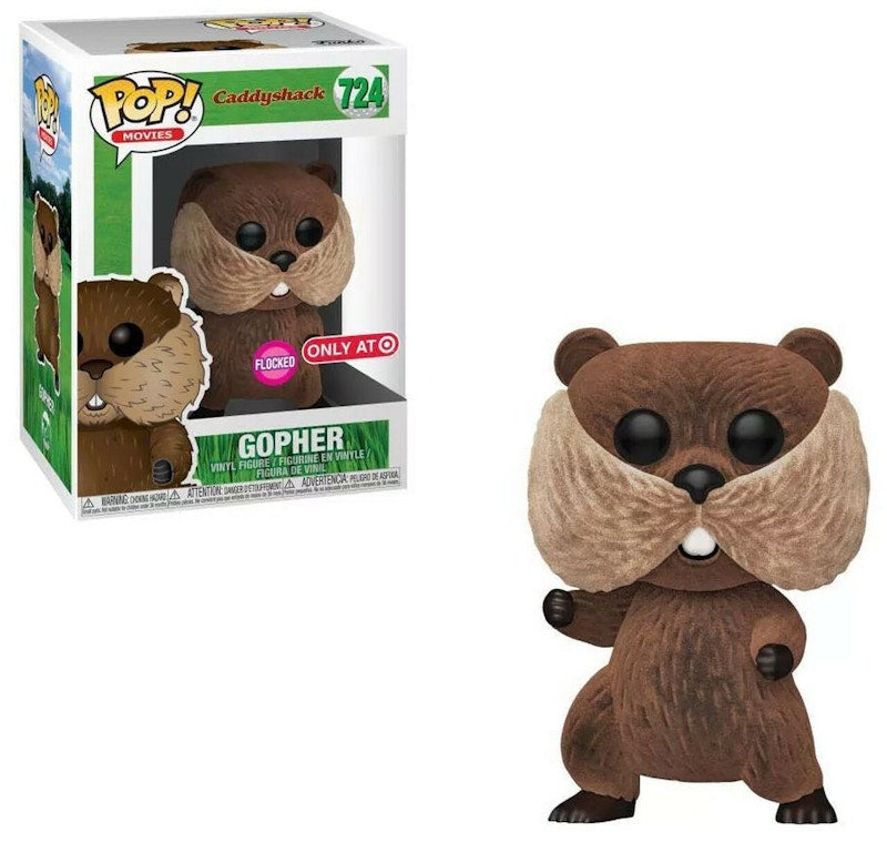 Funko Pop! Movies Caddyshack Gopher (Flocked) Figure #724