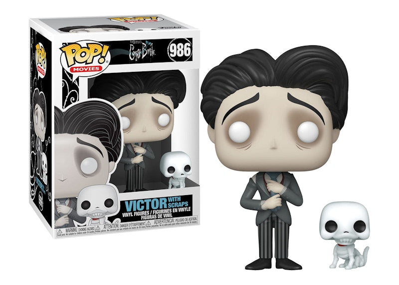 Funko Pop! Movies Corpse Bride Victor with Scraps Figure #986