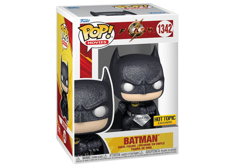 Funko Pop! Movies DC The Flash Batman Diamond Collection Hot Topic Exclusive Figure #1342