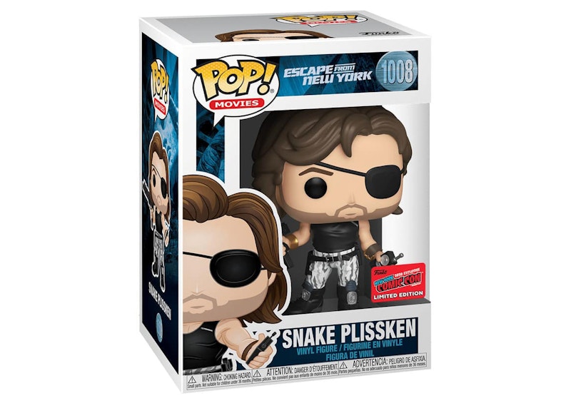 Funko Pop! Movies Escape From New York Snake Plissken NYCC Exclusive LE 1000 Figure #1008