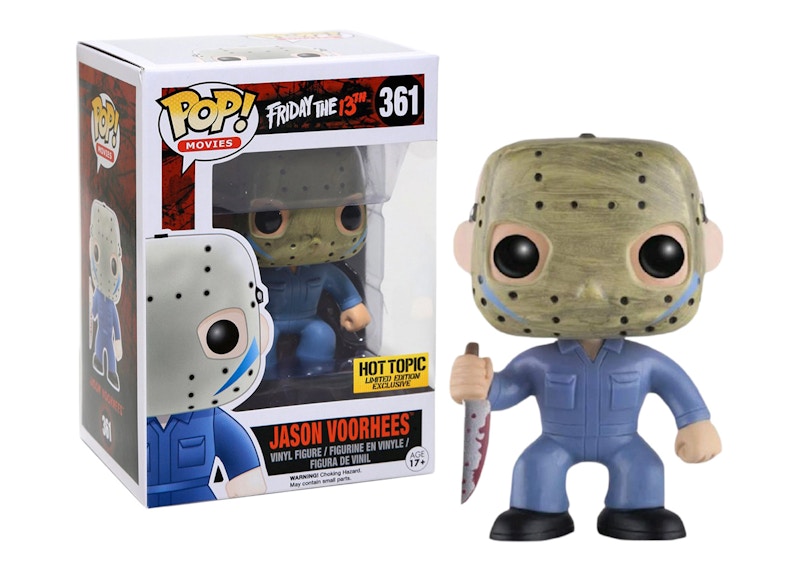 Funko Pop! Movies Friday the 13th Jason Voorhees Blue Jumpsuit Hot Topic Exclusive Figure #361