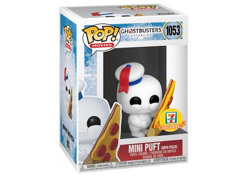 Funko Pop! Movies Ghostbusters Afterlife Mini Puft (With Pizza) 711 Exclusive Figure #1053